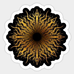 black hole sun Sticker